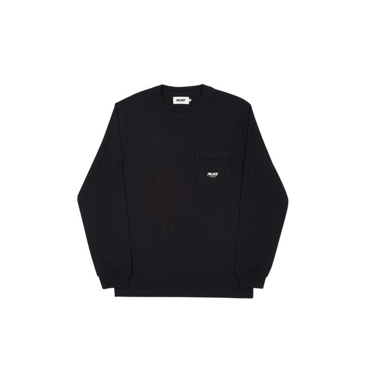 SLUB POCKET LONGSLEEVE BLACK one color