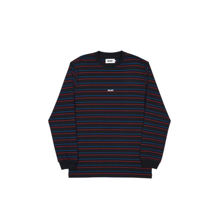 Thumbnail BASICALLY A STRIPE LONGSLEEVE BLACK one color