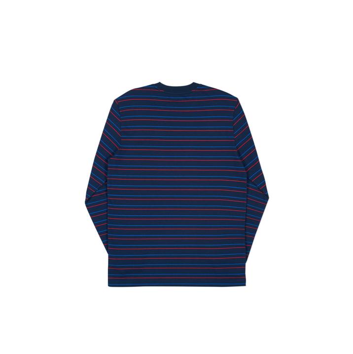 Thumbnail BASICALLY A STRIPE LONGSLEEVE NAVY one color