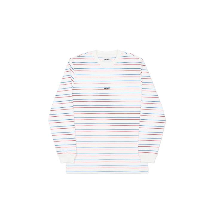 Thumbnail BASICALLY A STRIPE LONGSLEEVE WHITE one color