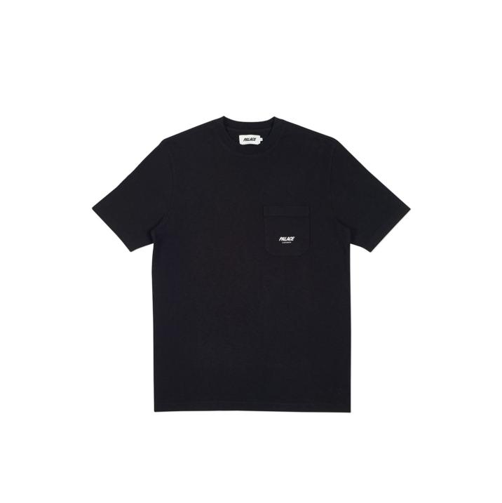 SLUB POCKET T-SHIRT BLACK one color