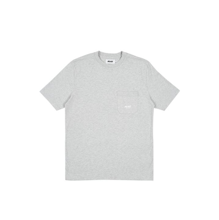 SLUB POCKET T-SHIRT GREY MARL one color