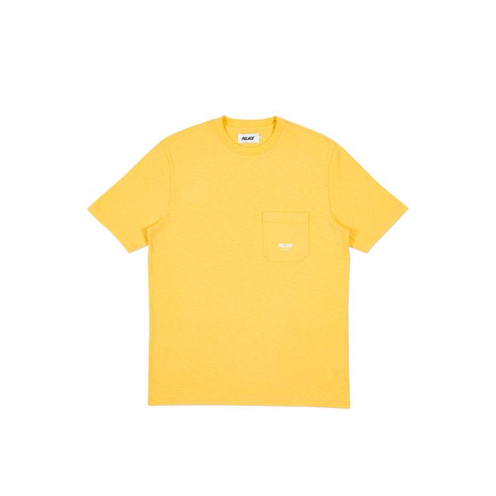 SLUB POCKET T-SHIRT YELLOW one color