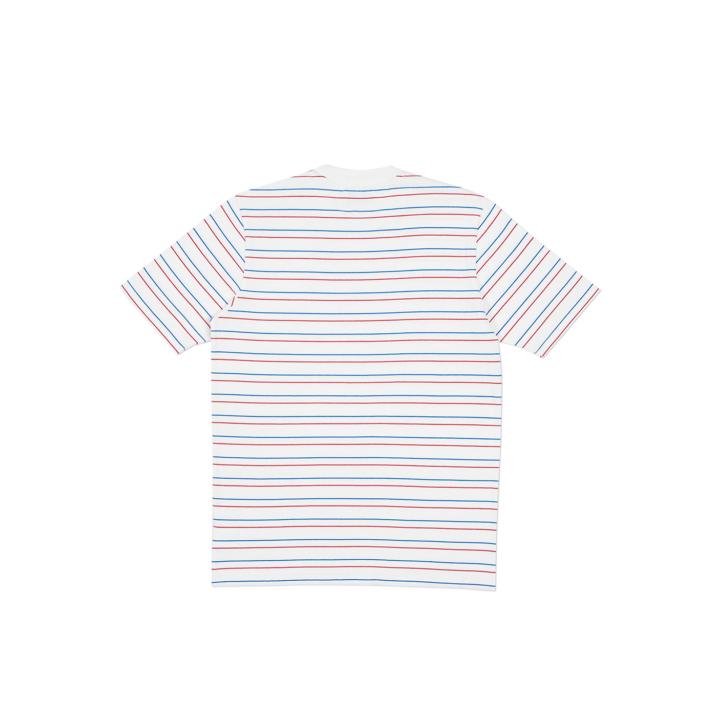 Thumbnail BASICALLY A STRIPE T-SHIRT WHITE one color