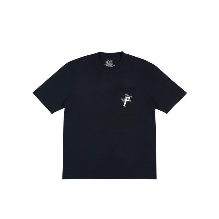 P MAN POCKET T-SHIRT BLACK one color