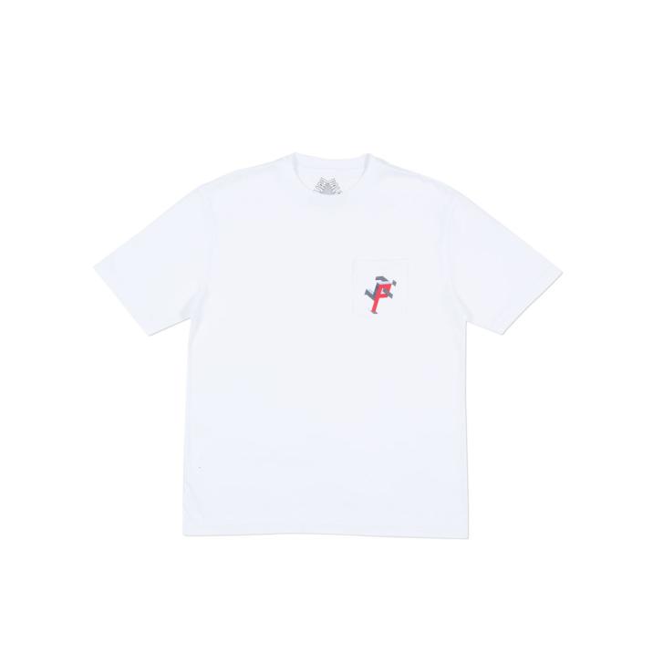 P MAN POCKET T-SHIRT WHITE one color