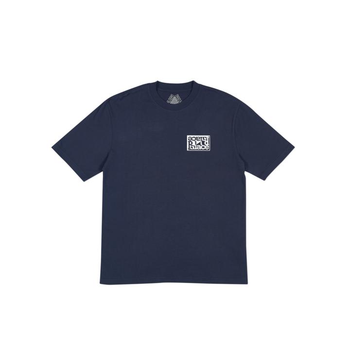 Thumbnail SPLIT T-SHIRT NAVY one color