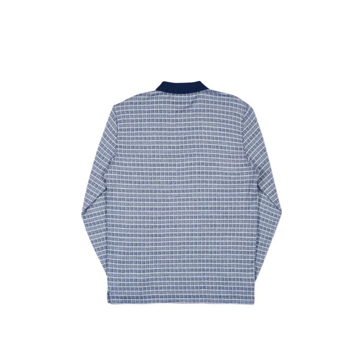 Thumbnail CHECKER ZIP TOP NAVY / WHITE one color