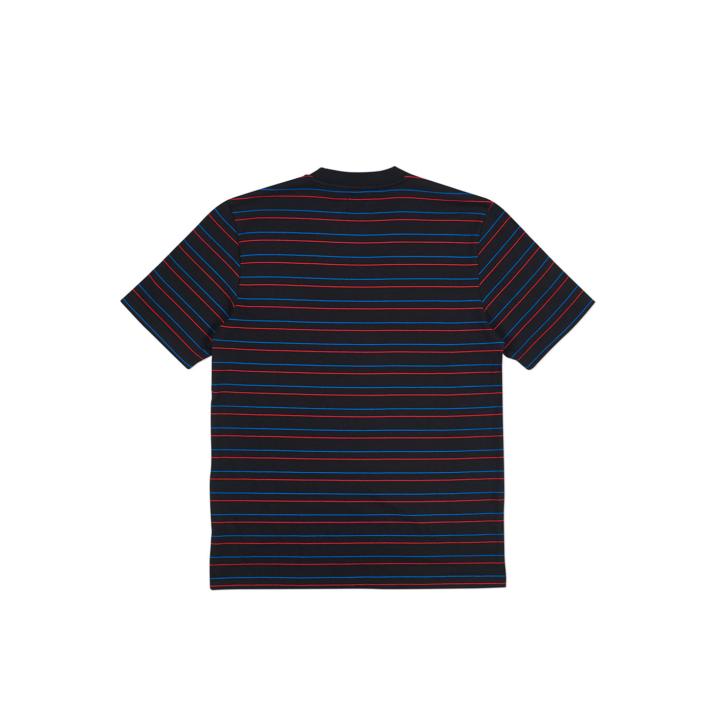 Thumbnail BASICALLY A STRIPE T-SHIRT BLACK one color