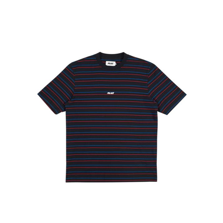 Thumbnail BASICALLY A STRIPE T-SHIRT BLACK one color