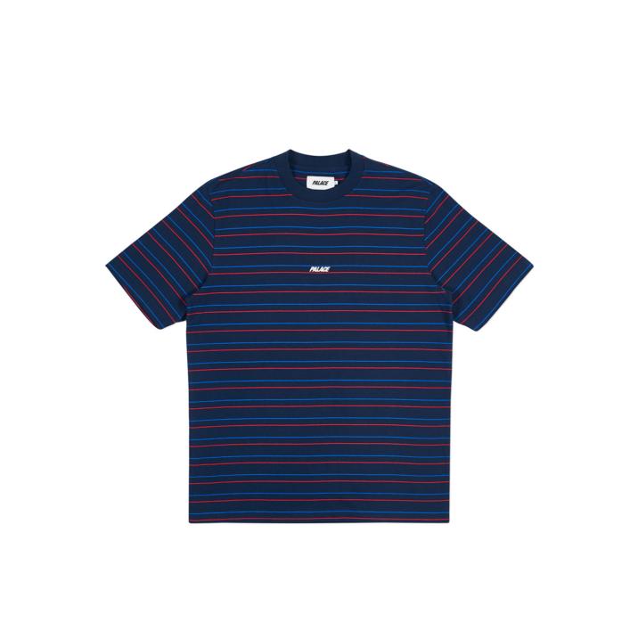 Thumbnail BASICALLY A STRIPE T-SHIRT NAVY one color