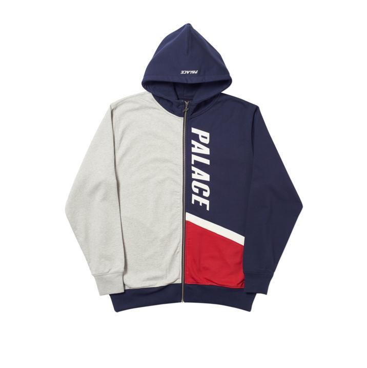 Thumbnail FLAGGO ZIP HOOD RED / WHITE / BLUE one color