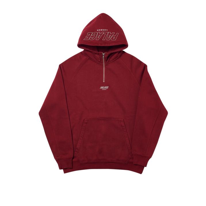 Thumbnail Q-ZIP HOOD BURGUNDY one color