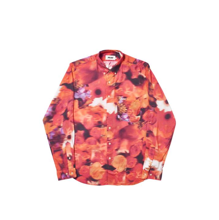 Thumbnail BLURRY FLOWER SHIRT ORANGE one color