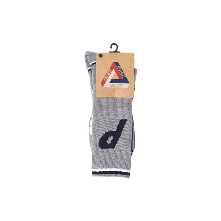 Thumbnail P TIP SOCK GREY MARL one color