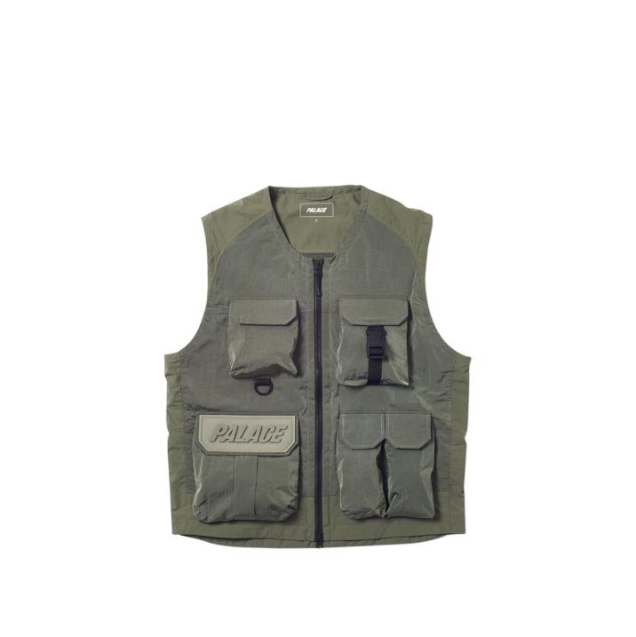 Thumbnail UTILITY IRIDESCENT JACKET + VEST OLIVE one color