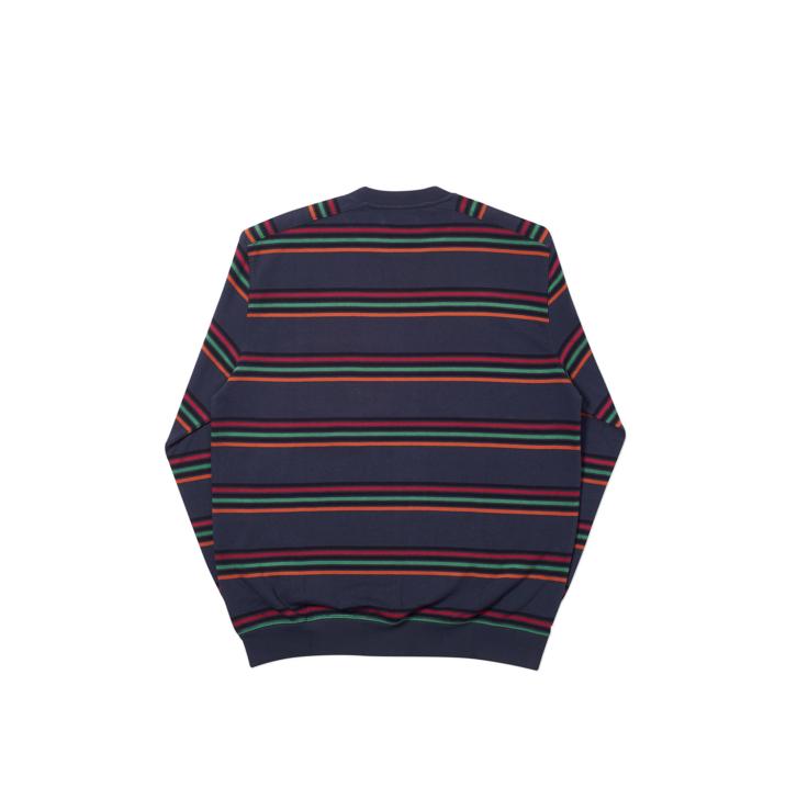 Thumbnail POCKET STRIPE CREW BLACK / ORANGE one color