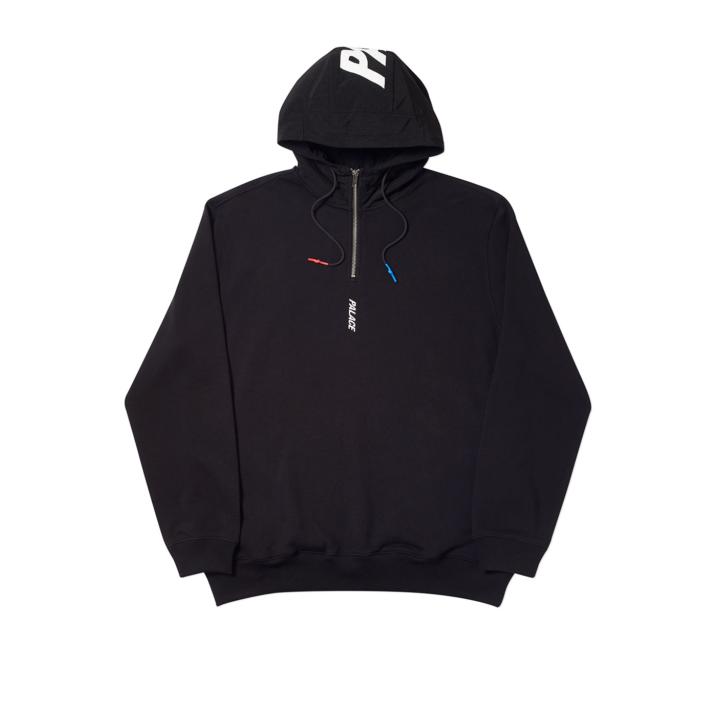 Thumbnail TWILL 1/4 HOOD BLACK one color