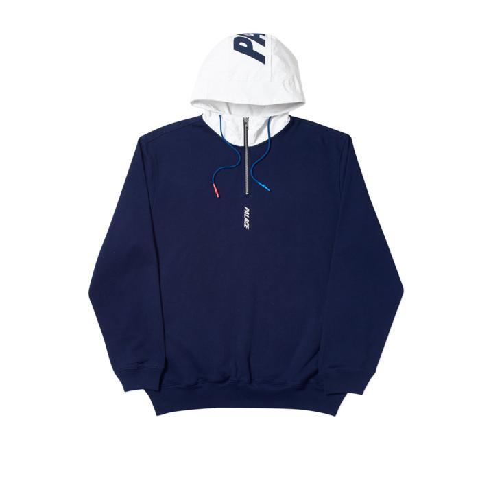 Thumbnail TWILL 1/4 HOOD NAVY one color