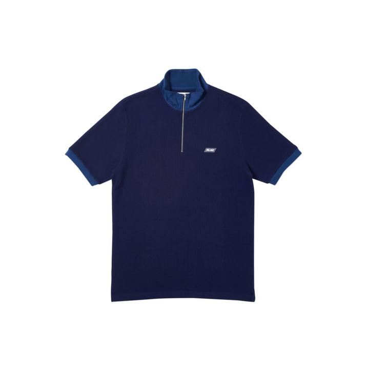 Thumbnail ZIPPED POLO NAVY one color