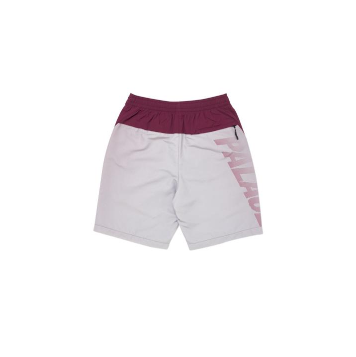 Thumbnail D. FADE SHELL SHORTS GREY / BURGUNDY one color