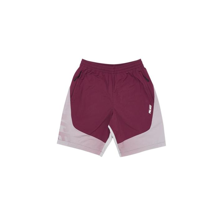 Thumbnail D. FADE SHELL SHORTS GREY / BURGUNDY one color