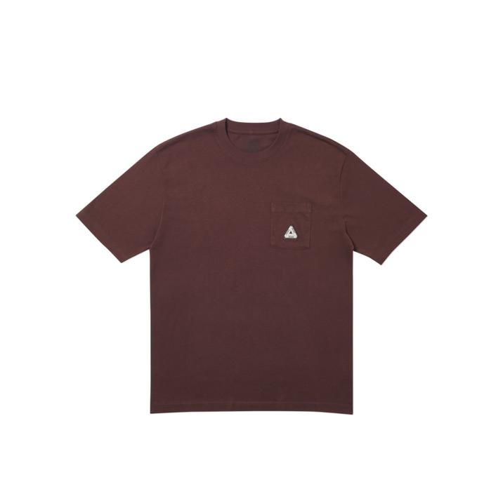 SOFAR POCKET T-SHIRT BROWN one color