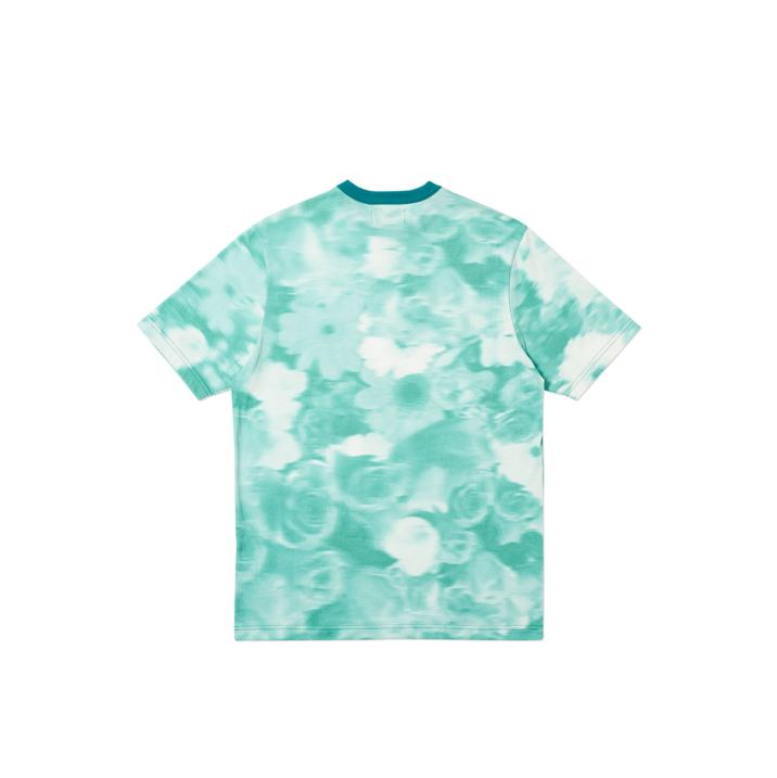 Thumbnail BLURRY FLOWER RINGER T-SHIRT GREEN one color