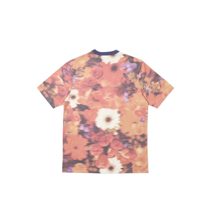 Thumbnail BLURRY FLOWER RINGER T-SHIRT ORANGE one color