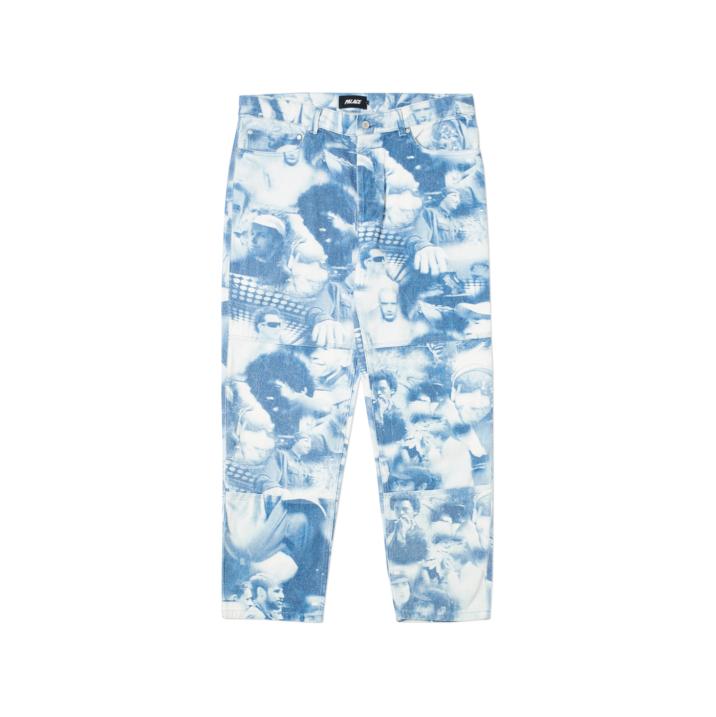 Thumbnail TEAM PANEL JEAN WHITE / NAVY one color