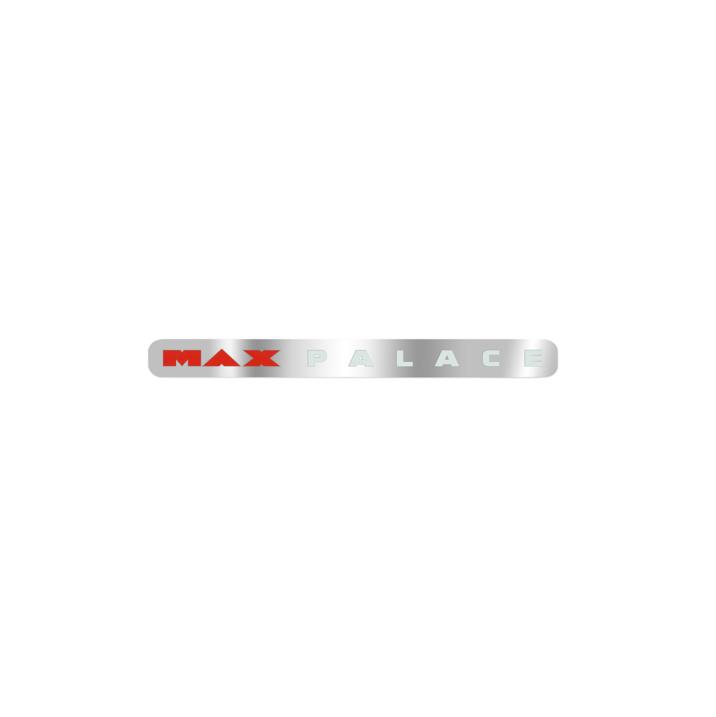 MAX PALACE STICKER SILVER one color