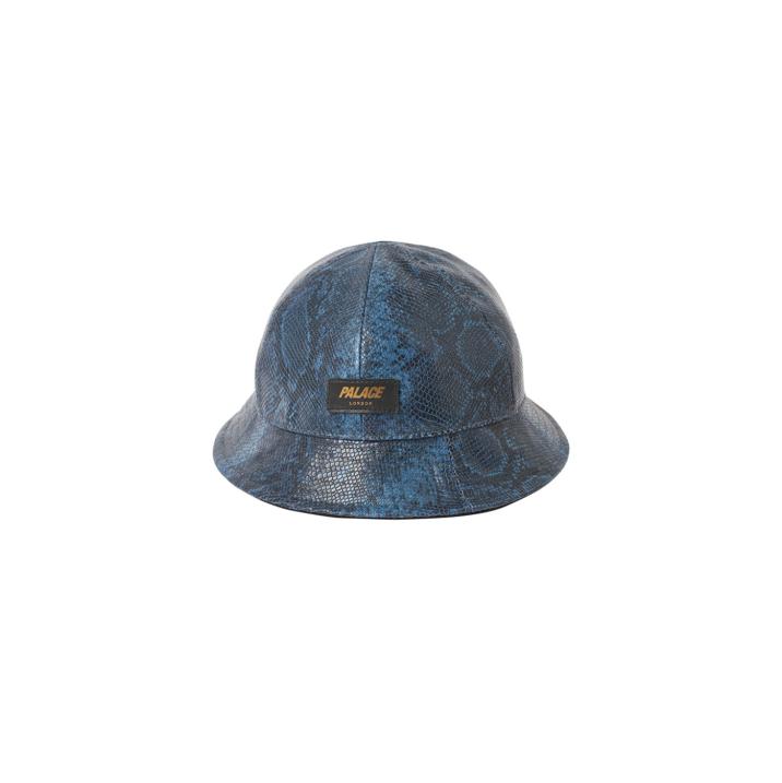 LEATHER BUCKET BLUE one color