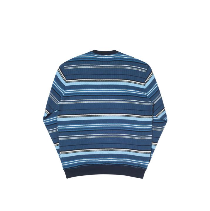 Thumbnail TRIM RIB CREW BLUE one color