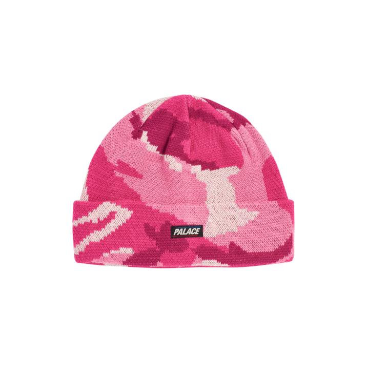 BASICALLY A BEANIE PINK CAMO one color