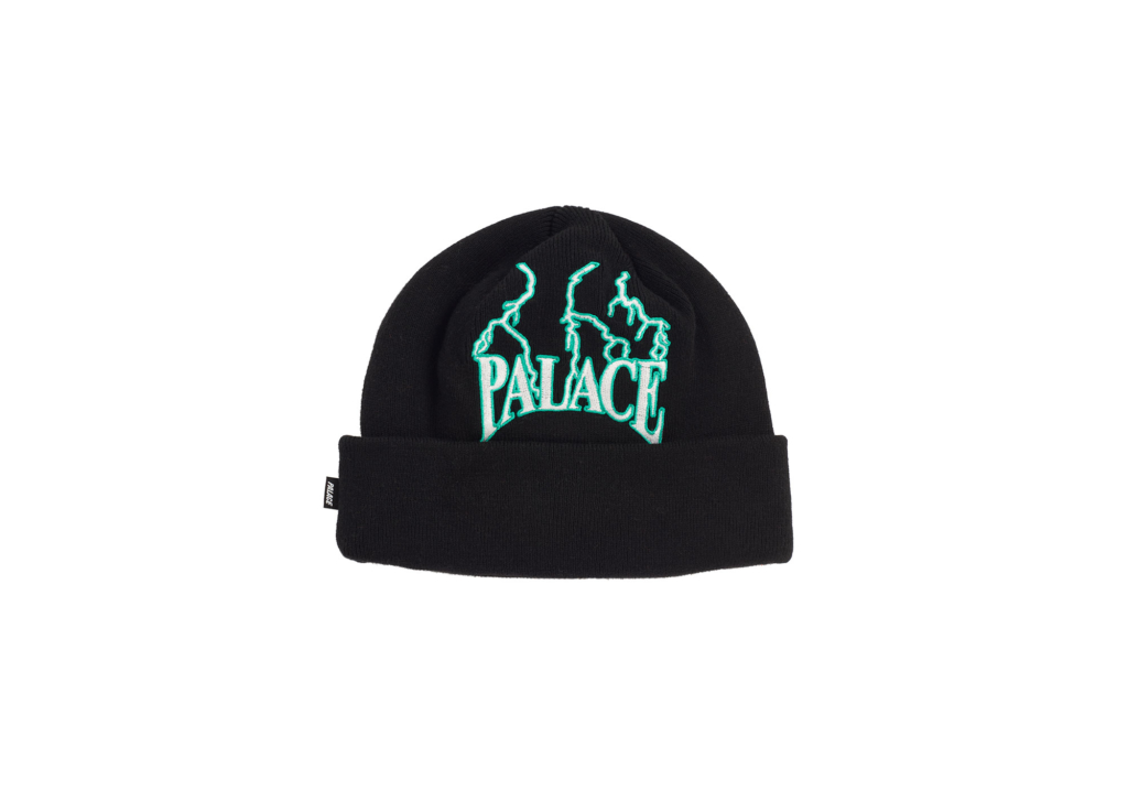 Lightning Speed Beanie Black - Spring 2021 - Palace Community