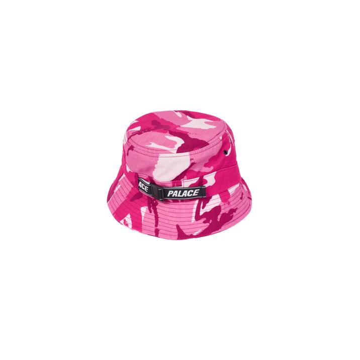 Web Strap Bucket Hat Pink Camo - Spring 2021 - Palace Community