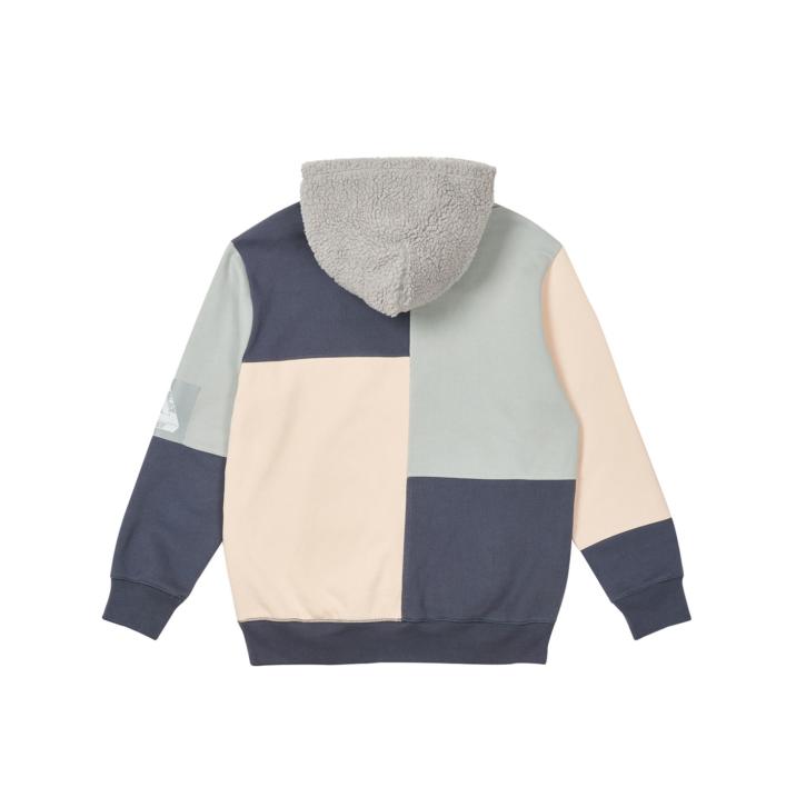 Thumbnail FLEECED HOOD BLUE / PEACH one color