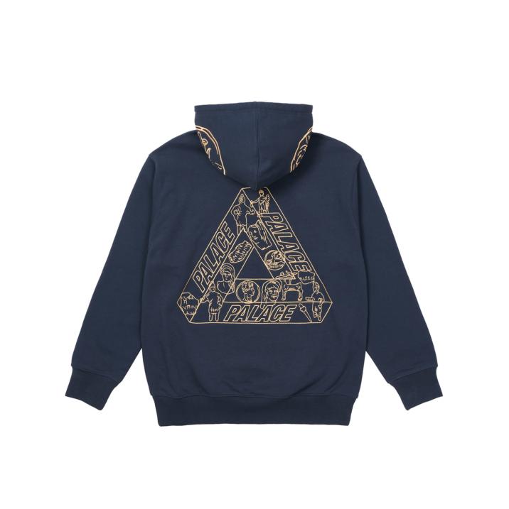 Thumbnail TRI-ARCHAEOLOGY HOOD NAVY one color