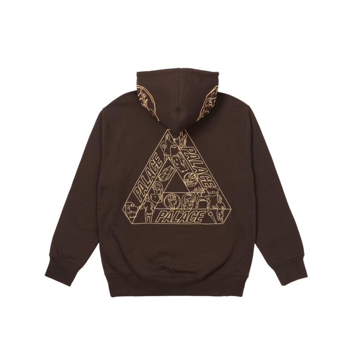 Thumbnail TRI-ARCHAEOLOGY HOOD BROWN one color