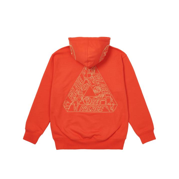 Thumbnail TRI-ARCHAEOLOGY HOOD RED one color