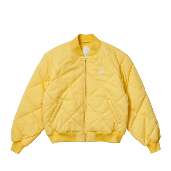 Thumbnail PALACE LONDON DIAMOND BOMBER YELLOW one color