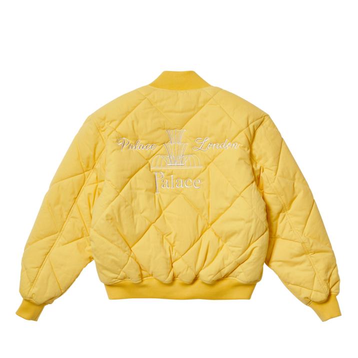 Thumbnail PALACE LONDON DIAMOND BOMBER YELLOW one color