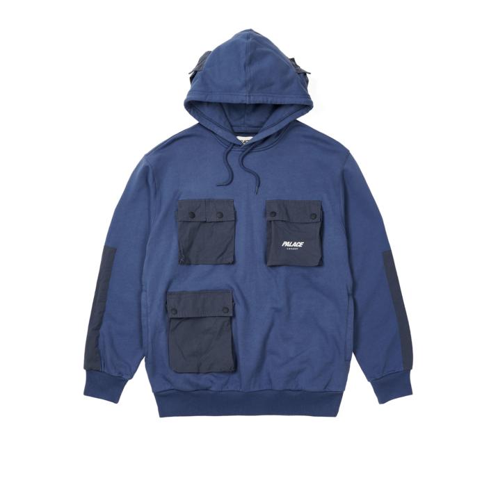 Thumbnail C-POCKET HOOD BLUE one color