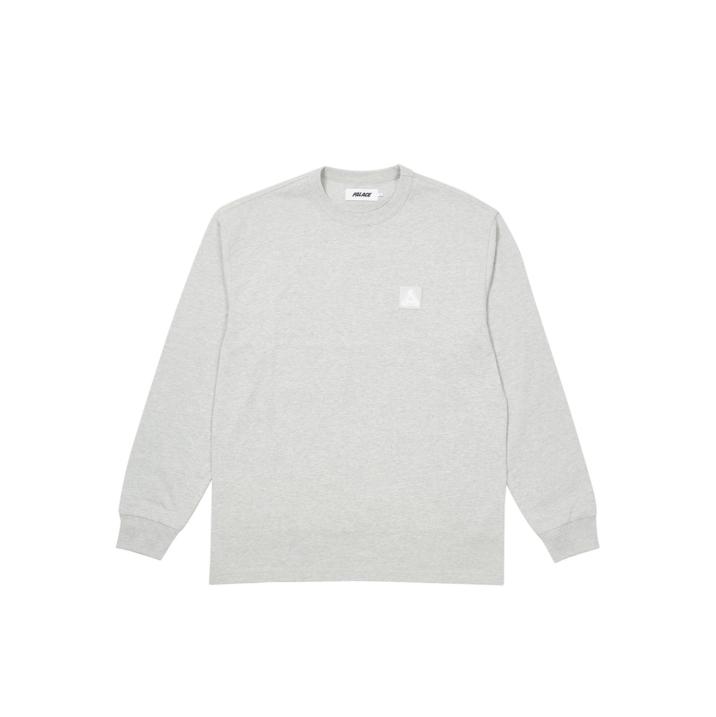 SQUARE PATCH LONGSLEEVE GREY MARL one color