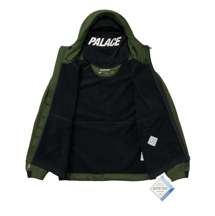 Thumbnail PALACE GORE-TEX MASKED SOFT SHELL JACKET GREEN one color