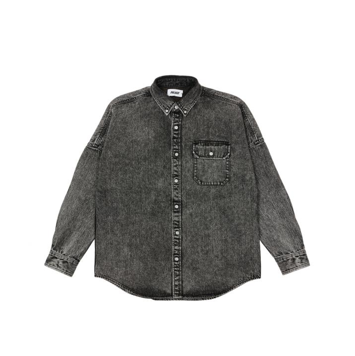 Thumbnail DENIM BOSSY SHIRT WASHED BLACK one color