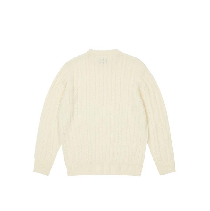 Thumbnail CABLE KNIT CREAM one color