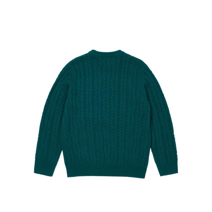 Thumbnail CABLE KNIT TEAL one color