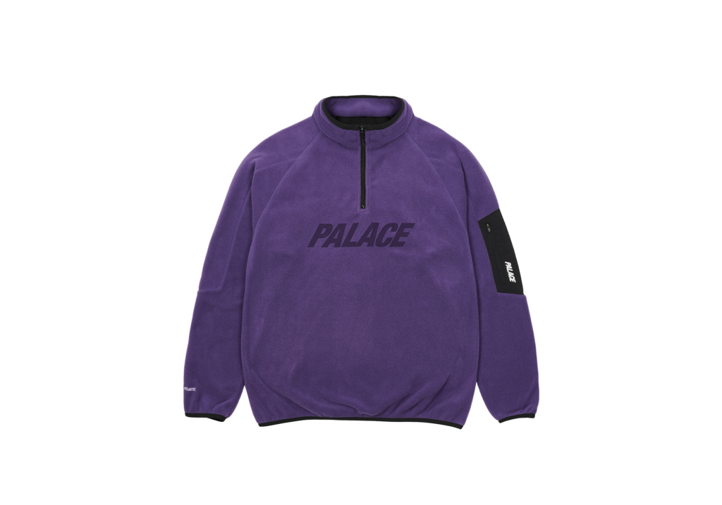 Polartec 1/4 Zip Purple - Spring 2021 - Palace Community
