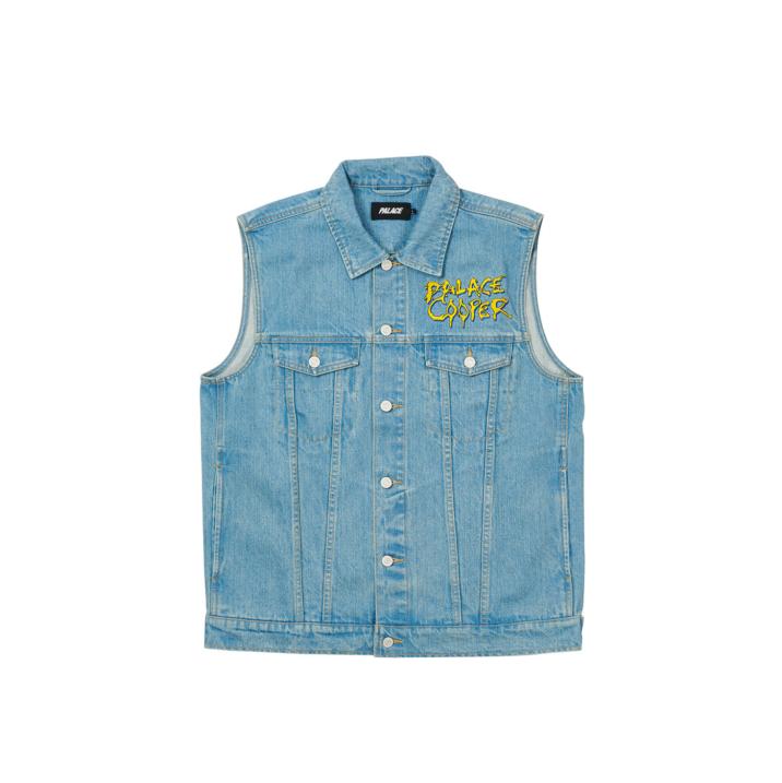 Thumbnail PALACE ALICE COOPER DENIM VEST STONE WASH one color